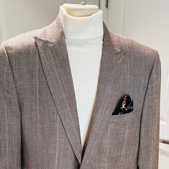 Stafford Signature Other - Stanfford Ticket Pocket Houndstooth Sport Jacket.